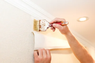 Pose de papier peint à Molezon — revêtements muraux et toiles de verre